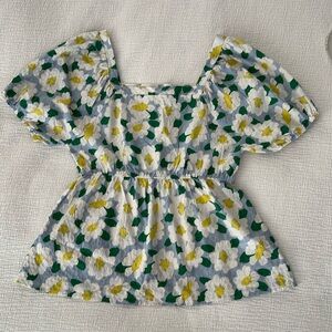 MICHELLE MCDOWELL TOP GRACIE FULL BLOOM BLUE SIZE SMALL